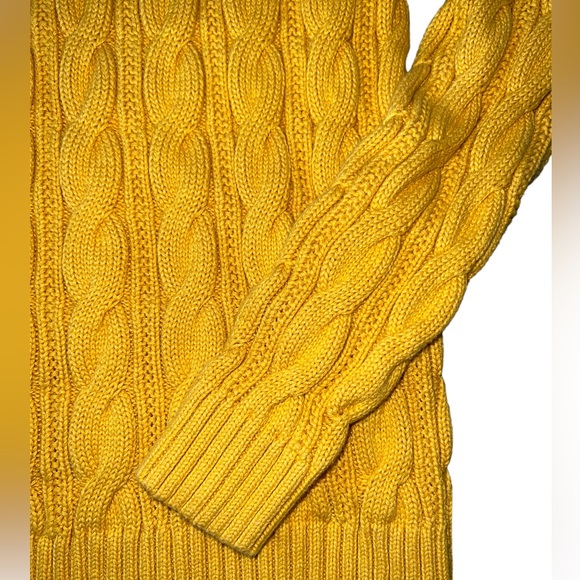 LANDS’ END Cable Knit Sweater | 100% cotton | Size S - Picture 4 of 6